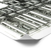 ローマの聖ペテロ大聖堂の外観 ポスター (角)