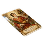 ローマの聖ラウレンティウス、料理人の守護聖人 マグネット (右側)