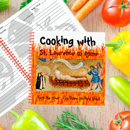 ローマの聖ローレンスと一緒に料理する（Ｍ０２２）料理のレシピ ノートブック