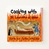 ローマの聖ローレンスと一緒に料理する(M022)料理のレシピ ノートブック (裏面)