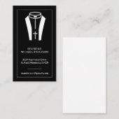 ローマの聖職者クリスチャン・聖職者 名刺 (正面/裏面)