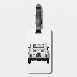 ローマの荷物のラベル、イタリアのフィアット500 ラゲッジタグ