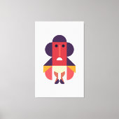 ローマの衣装アート キャンバスプリント (正面)