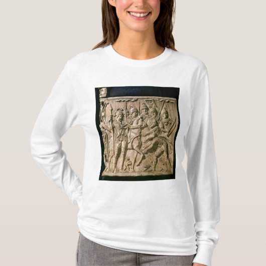 ローマの軍隊への野蛮人の服従 Tシャツ (正面)