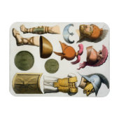 ローマの軍隊機器、'Le Costume Ancien マグネット (横)