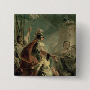ローマの近くにCoriolanus、c.1725 缶バッジ