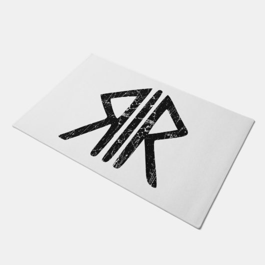 ローマの道の神々の宗教のシンボル古代h ドアマット (アングル)