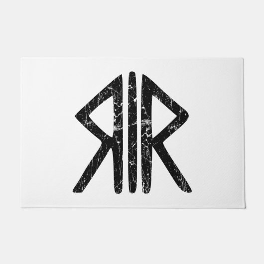 ローマの道の神々の宗教のシンボル古代h ドアマット (正面)