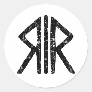 ローマの道の神々の宗教のシンボル古代h ラウンドシール