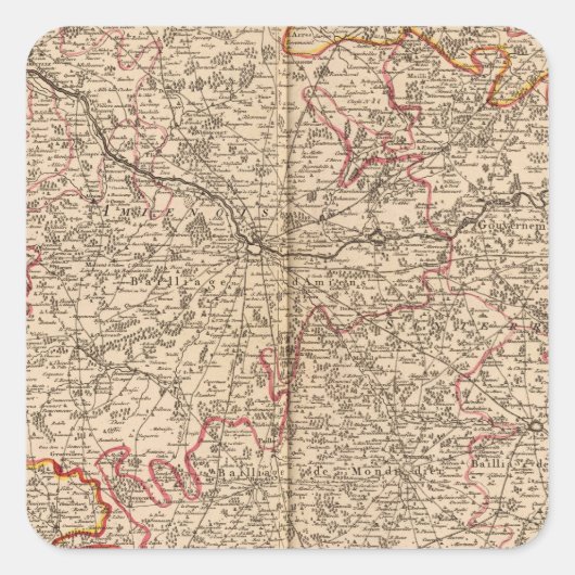 ローマの道路と教会 スクエアシール (正面)