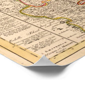 ローマの道路と教会 ポスター (角)