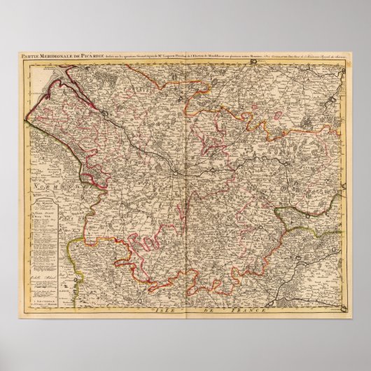 ローマの道路と教会 ポスター (正面)