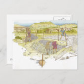 ローマの道。詳細 ポストカード (正面/裏面)