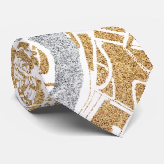 ローマの金めっきされた都市地図 ネクタイ (ロール)