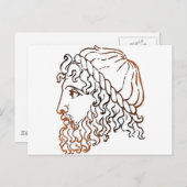 ローマの頭部 ポストカード (正面/裏面)