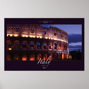 ローマのColosseum ポスター