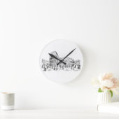 ローマのcolosseum ラウンド壁時計 (ホーム)