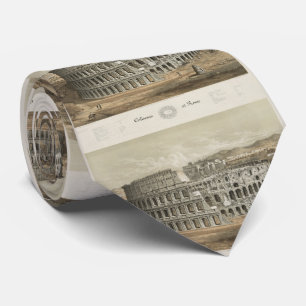 ローマのColosseum (1872年)のヴィンテージのイラストレーション ネクタイ