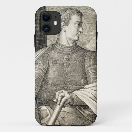 ローマのGaiusシーザー「Caligula」(12-41広告)皇帝 Case-Mate iPhoneケース (裏面)