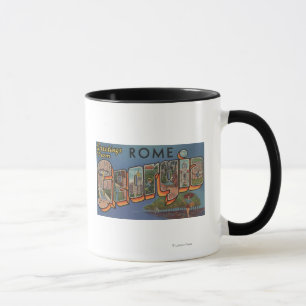 ローマのGeorgiaLargeの手紙ScenesRome、GA マグカップ