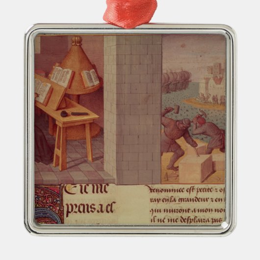 ローマのLivyの執筆そして基礎 メタルオーナメント (正面)