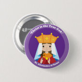 ローマのSt.アレキサンドラ 缶バッジ (正面&裏面)
