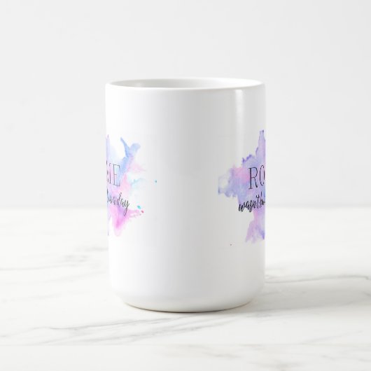 ローマはやる気を起こさせるな1日|に造られませんでした コーヒーマグカップ (中央)