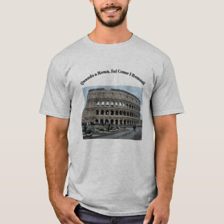 ローマはローマ人のようにするTシャツ Tシャツ