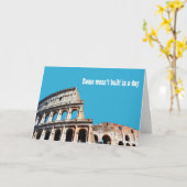 ローマは一日で作られなかった良い来事。.. カード (黄色い花)