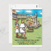 ローマは一日で建設されなかったのか? ポストカード (正面/裏面)