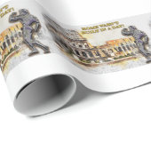 ローマは一日コロッセオボディビルに建設されなかった ラッピングペーパー (ロールコーナー)