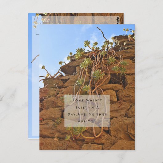 ローマは日用はがきに組み込まれなかった ポストカード (正面/裏面)