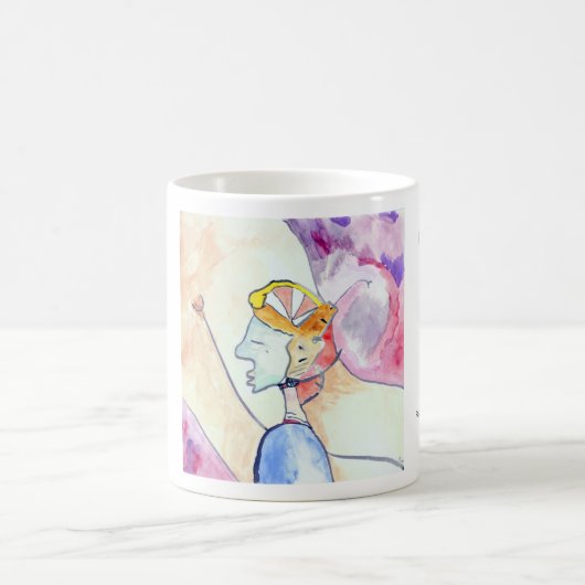 ローマは1日に造られませんでした コーヒーマグカップ (中央)