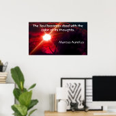 ローマやる気を起こさせる皇帝引用文ポスター ポスター (ホームオフィス)