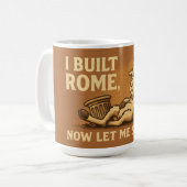 ローマを築いたヤギマグ コーヒーマグカップ (正面左)