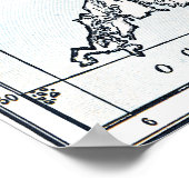 ローマイギリス43 AD ポスター (角)