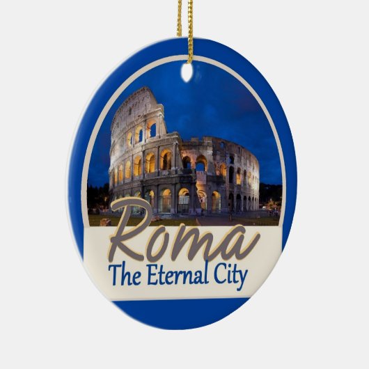 ローマイタリアのオーナメント セラミックオーナメント (右)