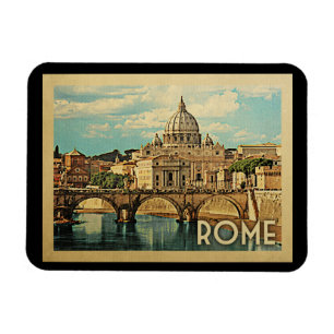 ローマイタリアのヴィンテージ旅行 マグネット