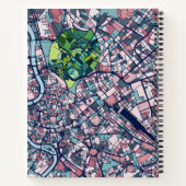 ローマイタリアの地図 ノートブック (裏面)