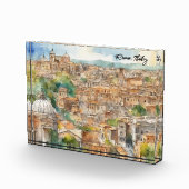 ローマイタリアウォーター絵を描カラーズパノラマビュー フォトブロック (右)