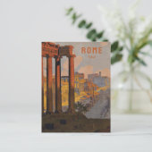 ローマイタリアコリセウムヴィンテージトラベル ポストカード (スタンド正面)