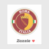 ローマイタリアサークルエンブレム シール (シート)