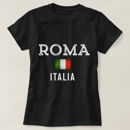 ローマイタリアシャツローマイタリアヴィンテージ土産 Tシャツ (デザイン正面)