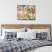 ローマイタリアトラベルバケーションホリデーシティ キャンバスプリント (インサイチュ (寝室))