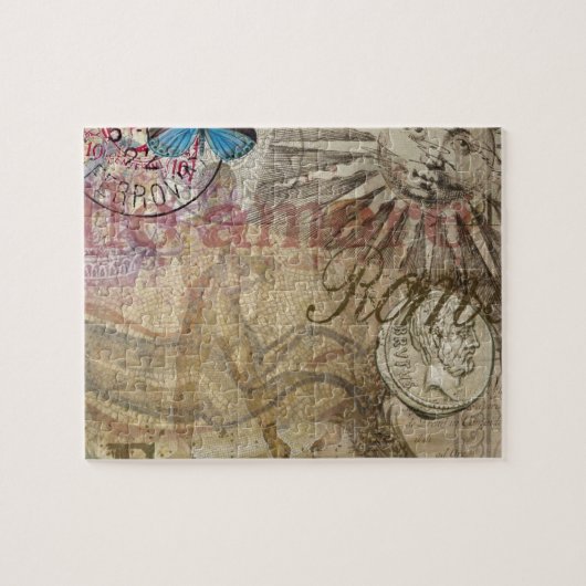 ローマイタリアトラベルバケーションホリデーシティ ジグソーパズル (横)