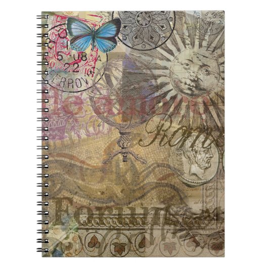 ローマイタリアトラベルバケーションホリデーシティ ノートブック (正面)