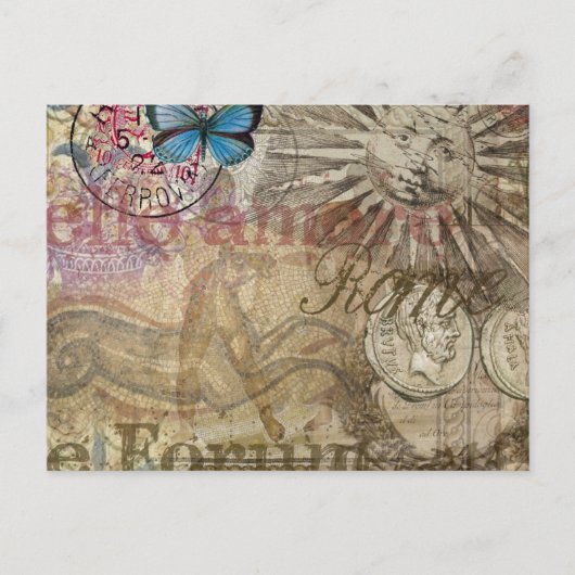 ローマイタリアトラベルバケーションホリデーシティ ポストカード (正面)