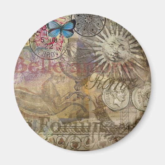 ローマイタリアトラベルバケーションホリデーシティ マグネット (正面)