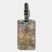 ローマイタリアトラベルバケーションホリデーシティ ラゲッジタグ (正面縦)