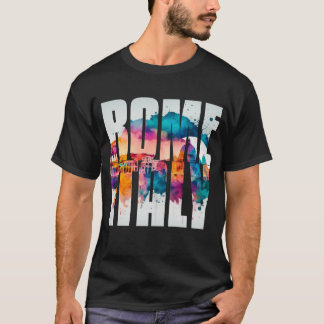 ローマイタリアバケーションガールズトリップハネムーン Tシャツ